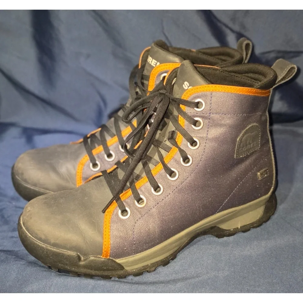 SOREL Paxson 64 Nocturnal‎ Outdry Boots Men 10 Waterproof Laced Outdoor Chukka